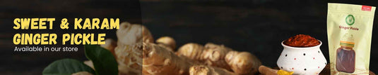 Sweet & Karam Ginger Pickle