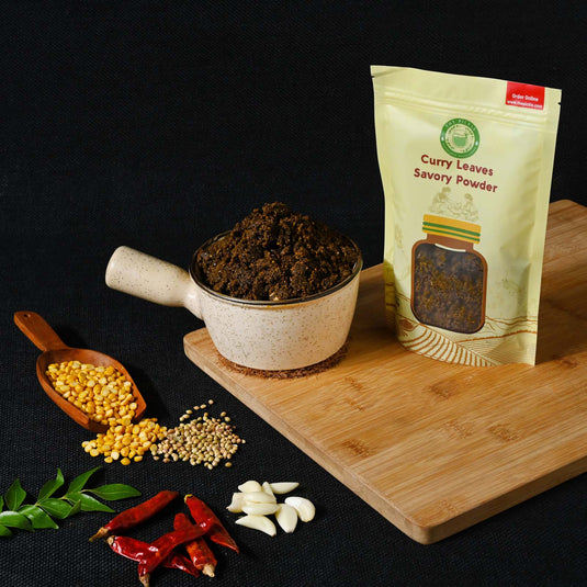 Curry Leaves Savory Powder (Karivepaku Karam Podi)